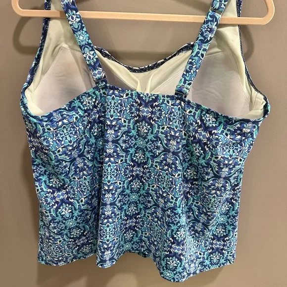 Lands' End Tankini Top Underwire 18W DDD - Picture 2 of 5